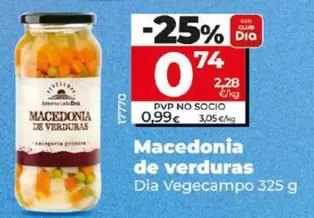 Oferta de Dia Vegecampo - Macedonia De Verduras por 0,74€ en Dia