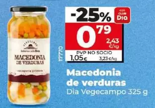 Oferta de Dia Vegecampo - Macedonia De Verduras por 0,79€ en Dia