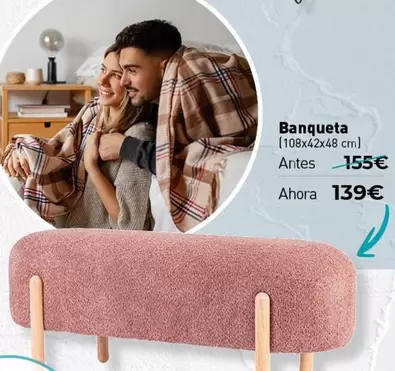 Oferta de Banqueta por 139€ en Mubak