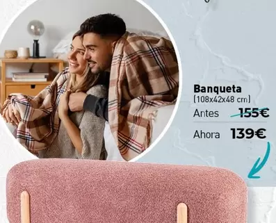 Oferta de Banqueta por 139€ en Mubak