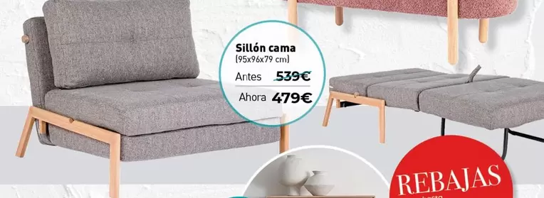 Oferta de Sillón Cama por 479€ en Mubak