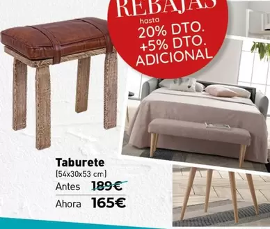 Oferta de Taburete por 165€ en Mubak