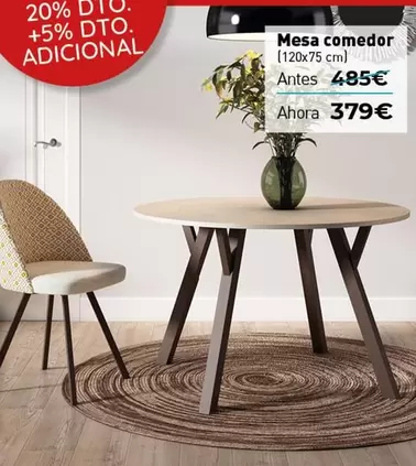 Oferta de Mesa Comedor por 379€ en Mubak