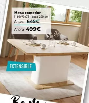 Oferta de Mesa Comedor por 499€ en Mubak