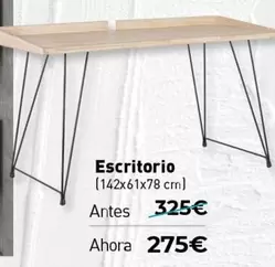 Oferta de Escritorio por 275€ en Mubak