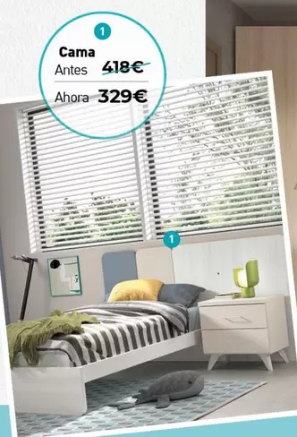 Oferta de Cama por 329€ en Mubak