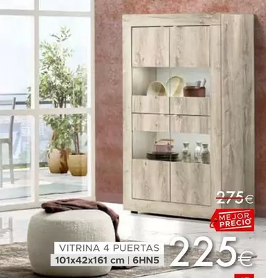 Oferta de Vitrina 4 Puertas por 225€ en Mondo Convenienza