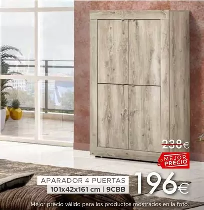 Oferta de Aparador 4 Puertas  por 196€ en Mondo Convenienza