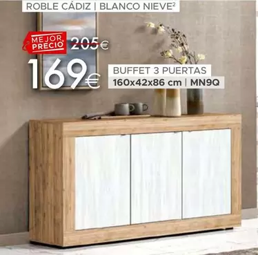 Oferta de Buffet 3 Puertas por 169€ en Mondo Convenienza