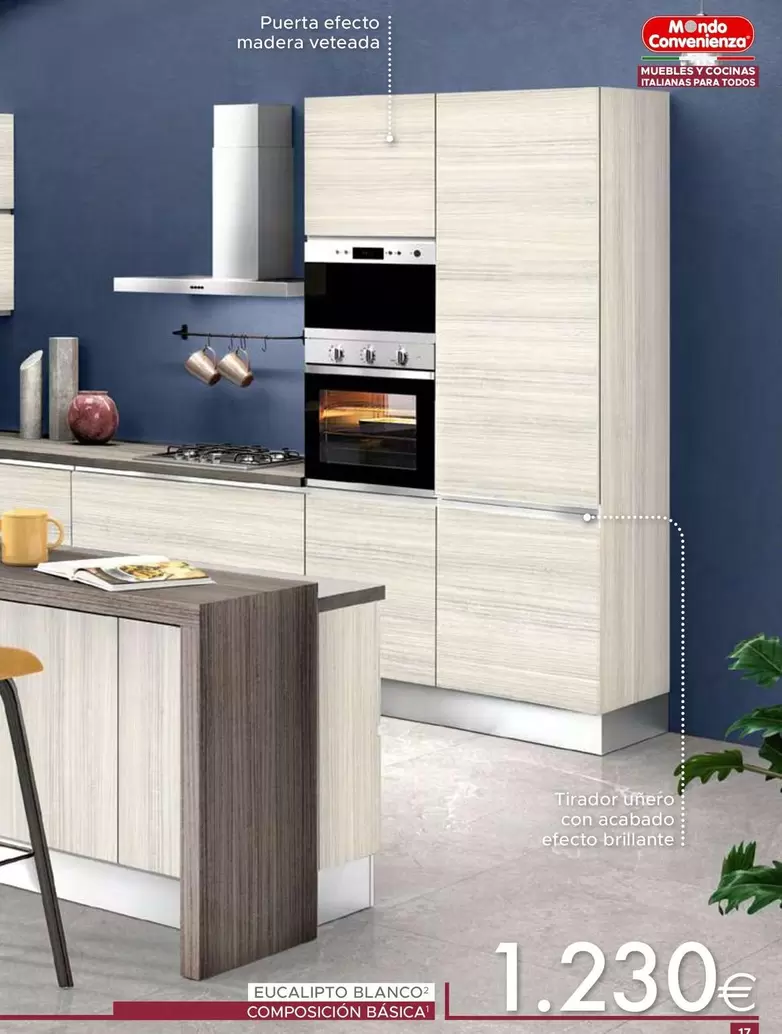 Oferta de Puerta Efecto Madera Veteada por 1230€ en Mondo Convenienza