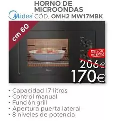 Oferta de Midea - Horno De Microondas por 170€ en Mondo Convenienza