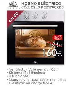 Oferta de Horno Eléctrico por 160€ en Mondo Convenienza