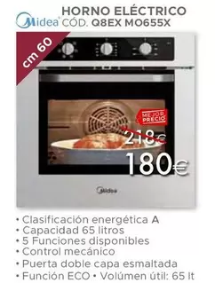 Oferta de Midea - Horno Eléctrico por 180€ en Mondo Convenienza