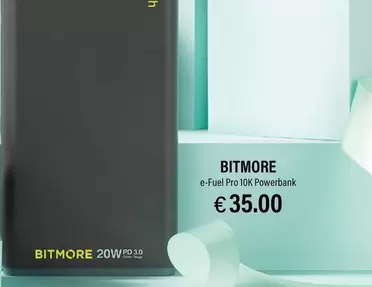 Oferta de Bitmore - e-Fuel Pro 10K Powerbank  por 35€ en Ryanair