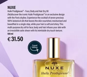 Oferta de Nuxe -  - por 31,5€ en Ryanair