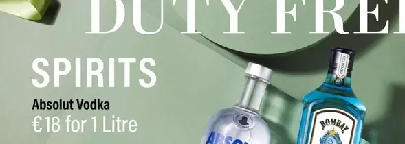 Oferta de Absolut - Vodka por 18€ en Ryanair