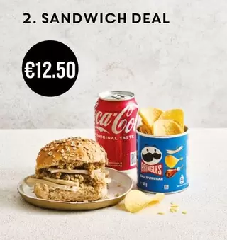 Oferta de Sandwich Deal por 12,5€ en Ryanair