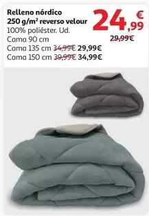 Oferta de Relleno Nórdico 250 G/m Reverso Velour por 24,99€ en Alcampo