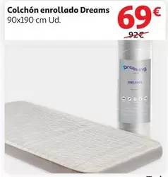 Oferta de Colchón Enrollado Dreams por 69€ en Alcampo