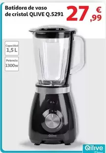 Oferta de Qilive - Batidora De Vaso De Cristal Q.5291 por 27,99€ en Alcampo