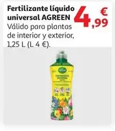 Oferta de Agreen - Fertilizante Líquido Universal  por 4,99€ en Alcampo