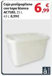 Oferta de Caja Polipopileno Con Tapa Blanca por 6,99€ en Alcampo