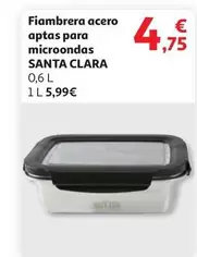 Oferta de Santa Clara - Fiambrera Acero Aptas Para Microondas por 4,75€ en Alcampo