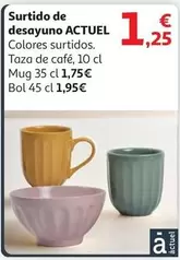 Oferta de Actuel - Surtido De Desayuno por 1,25€ en Alcampo