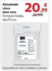 Oferta de Almohada Visco Aloe Vera por 20,99€ en Alcampo