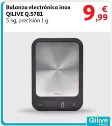 Oferta de Qilive - Balanza Electronica Inox  por 9,99€ en Alcampo