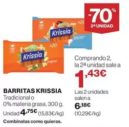 Oferta de Krissia - Barritas por 4,75€ en Supercor