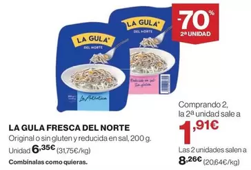 Oferta de La Gula del Norte - Original O Sin Gluten Y Reducida En Sal por 6,35€ en Supercor