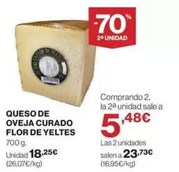 Oferta de Flor - Queso De Oveja Curado por 18,25€ en Supercor