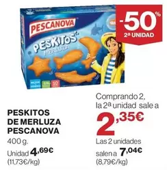 Oferta de Pescanova - Peskitos De Merluza por 4,69€ en Supercor