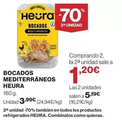 Oferta de Heura - Bocados Mediterráneos por 3,99€ en Supercor