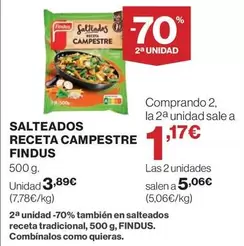 Oferta de Findus - Salteados Receta Campestre por 3,89€ en Supercor