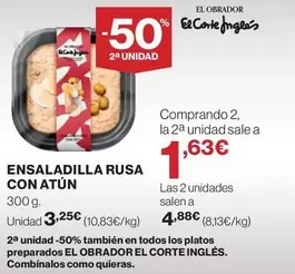 Oferta de Ensaladilla Rusa Con Atun por 3,25€ en Supercor