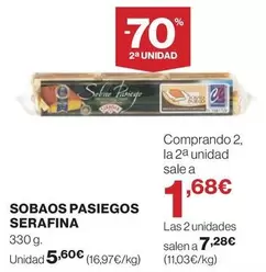 Oferta de Serafina - Sobaos Pasiegos por 5,6€ en Supercor