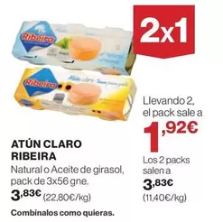 Oferta de Ribeira - Atún Claro por 3,83€ en Supercor