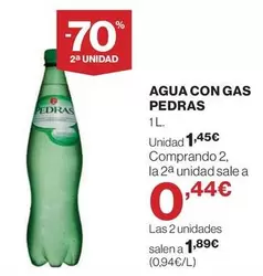 Oferta de Pedras - Agua Con Gas por 1,45€ en Supercor