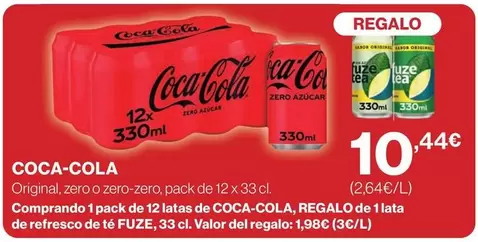 Oferta de Coca-Cola - Original por 10,44€ en Supercor