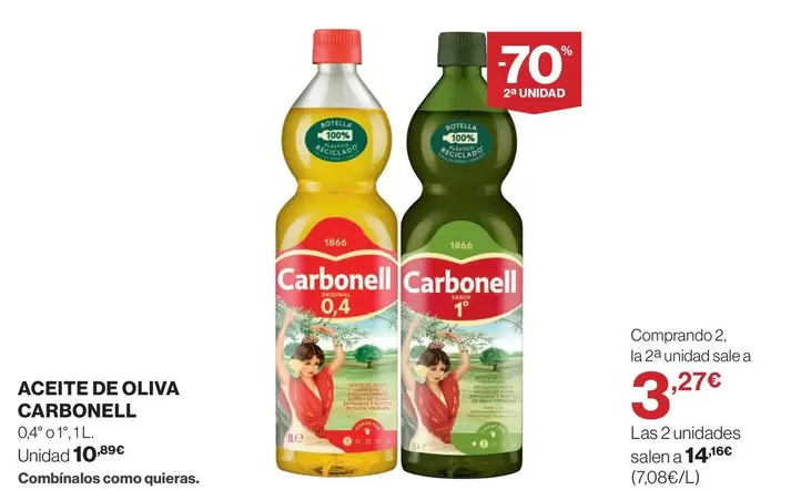 Oferta de Carbonell - Aceite De Oliva por 10,99€ en Supercor