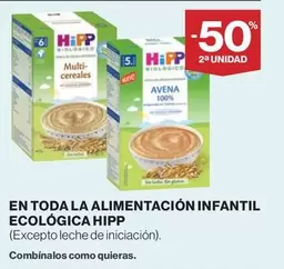 Oferta de Hipp - En Toda La Alimentación Infantil Ecológica en Supercor