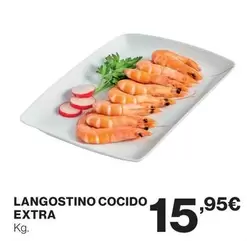 Oferta de Langostino Cocido Extra por 15,95€ en Supercor