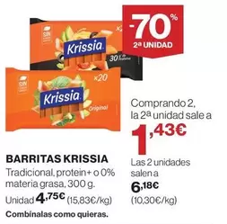 Oferta de Krissia - Barritas por 4,75€ en Supercor