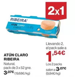 Oferta de Ribeira - Atun Claro por 3,07€ en Supercor