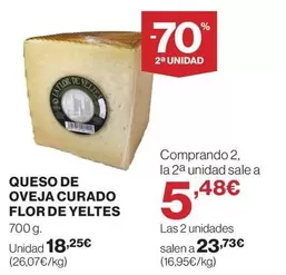 Oferta de Flor - Queso De Oveja Curado por 18,25€ en Supercor