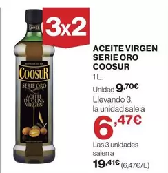 Oferta de Coosur - Aceite Virgen Serie Oro por 9,7€ en Supercor