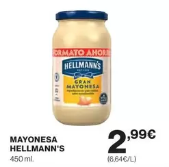 Oferta de Hellmann's - Mayonesa por 2,99€ en El Corte Inglés