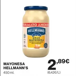 Oferta de Hellmann's - Mayonesa por 2,89€ en El Corte Inglés